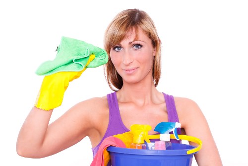 Professional after builders clean for a refurbished room with dust removal