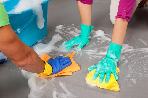 Restoring the appearance of a building frontage with professional cleaning