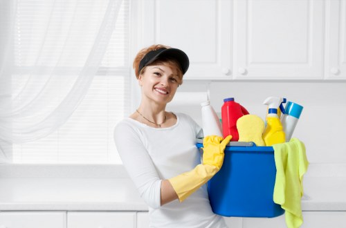 Waste handling and compliance during upholstery cleaning service