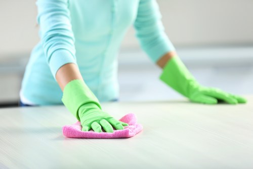 Local office cleaning service keeping kitchens and washrooms fresh in a business premises